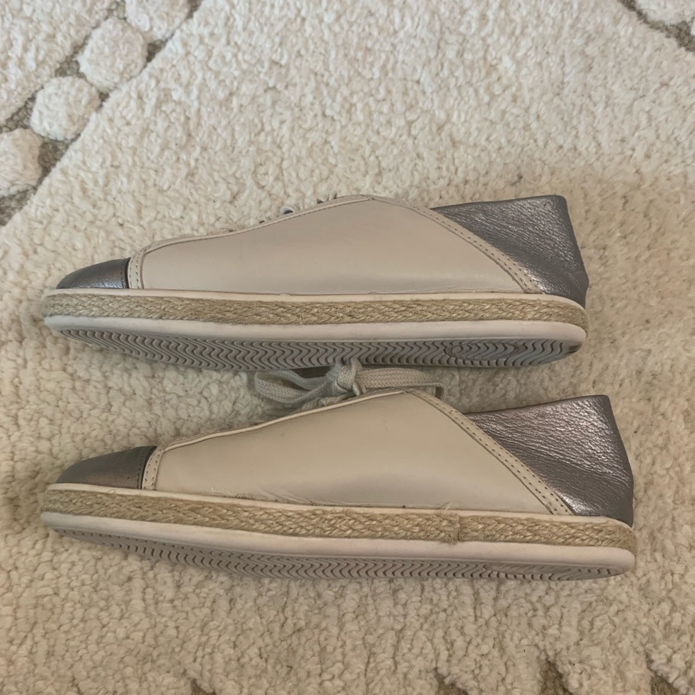 Chocolate Blu Leather Sneakers View 4